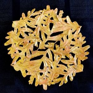 Michael Michaud Oak Leaves Trivet